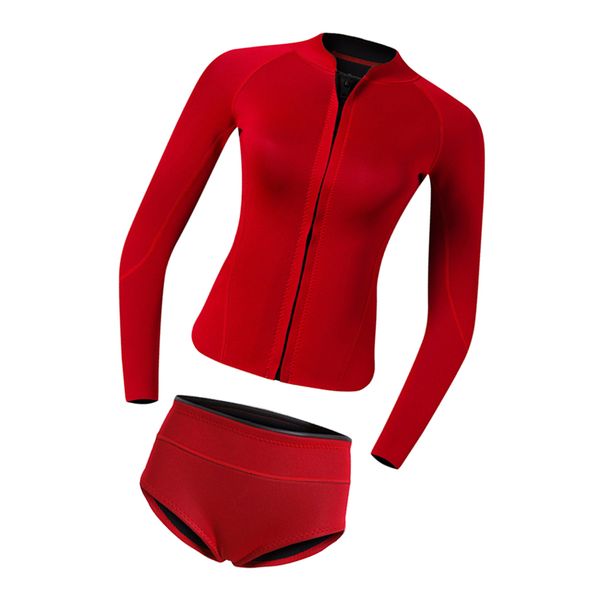women long sleeve swimsuit wetsuit two piece shorts brief swimming new
women long sleeve swimsuit wetsuit two piece shorts brief swimming new