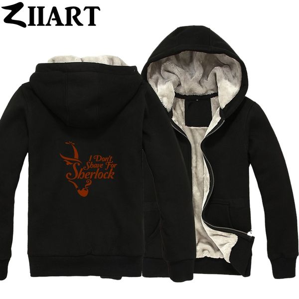 tobacco pipe i don't shave for sherlock holmes couple clothes boys man male full zip autumn winter plus velvet parkas ziiart, Black
tobacco pipe i don't shave for sherlock holmes couple clothes boys man male full zip autumn winter plus velvet parkas ziiart, Black