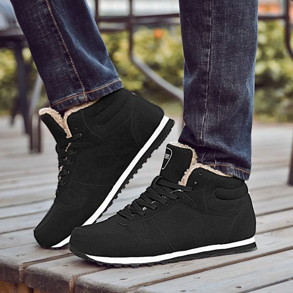 dogeek men ankle boots plus size winter warm round toe outdoor rubber women snow boots lace up work shoes cotton, Black
dogeek men ankle boots plus size winter warm round toe outdoor rubber women snow boots lace up work shoes cotton, Black