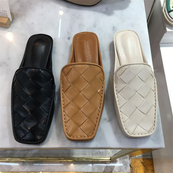 2020 fashion weave leather women slippers runway square close toe flats loafers shoes ladies summer new mules shoes, Black
2020 fashion weave leather women slippers runway square close toe flats loafers shoes ladies summer new mules shoes, Black