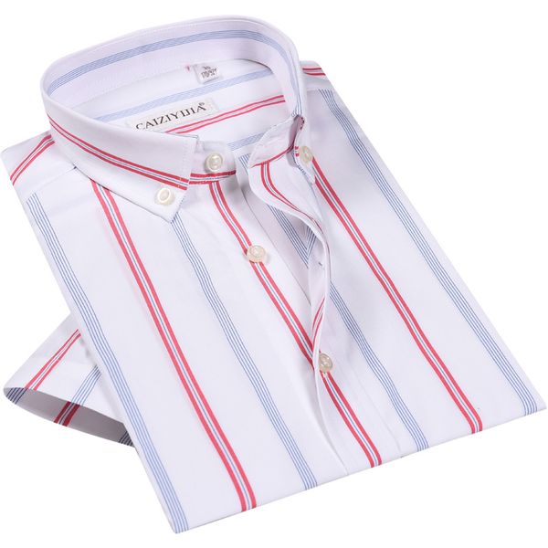 100% pure cotton breathable short sleeve summer new design button-down white color striped elegant business casual men shirts, White;black
100% pure cotton breathable short sleeve summer new design button-down white color striped elegant business casual men shirts, White;black