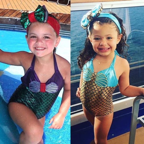 kids swimwear one piece children swimsuit girls mermaid bathing suit cute bikinis mayo headwear bow baby swimming clothing set, Black
kids swimwear one piece children swimsuit girls mermaid bathing suit cute bikinis mayo headwear bow baby swimming clothing set, Black