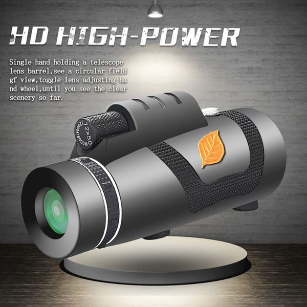 monocular telescope 12x50 high power hd monocular with universal smartphone holder
monocular telescope 12x50 high power hd monocular with universal smartphone holder