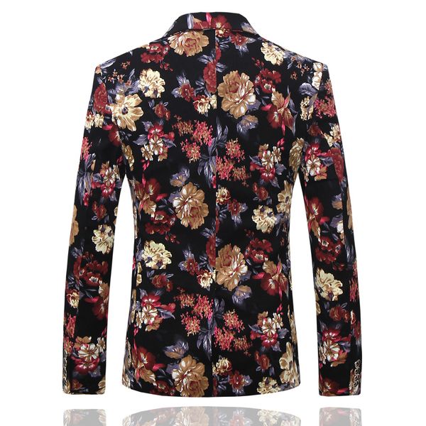 men's suits & blazers mens fashion floral 2 pieces set casual blazer+pants sets male slim fit suit men party wedding banquet nightclub, White;black
men's suits & blazers mens fashion floral 2 pieces set casual blazer+pants sets male slim fit suit men party wedding banquet nightclub, White;black