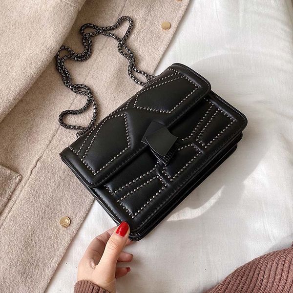 rivets designer pu leather crossbody bags for women 2020 small chain shoulder messenger bag female travel handbags
rivets designer pu leather crossbody bags for women 2020 small chain shoulder messenger bag female travel handbags