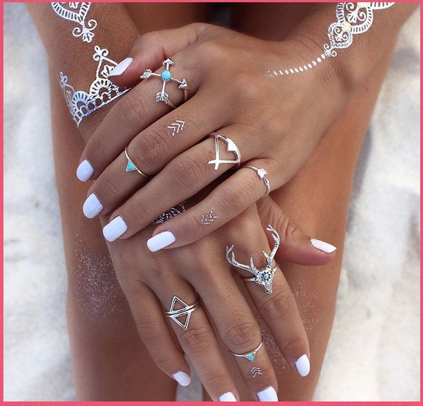 maxi богемского elk head triangle turquoise arrow совместное кольцо шесть части набора tail кольцо ювелирных изделия, модный и ретро аксессу, Golden;silver
maxi богемского elk head triangle turquoise arrow совместное кольцо шесть части набора tail кольцо ювелирных изделия, модный и ретро аксессу, Golden;silver