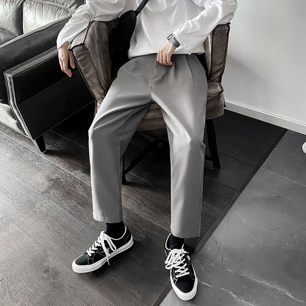 2020 spring and summer new youth popular solid color simple loose trousers fashion business casual nine points pants m-3xl, White;black
2020 spring and summer new youth popular solid color simple loose trousers fashion business casual nine points pants m-3xl, White;black