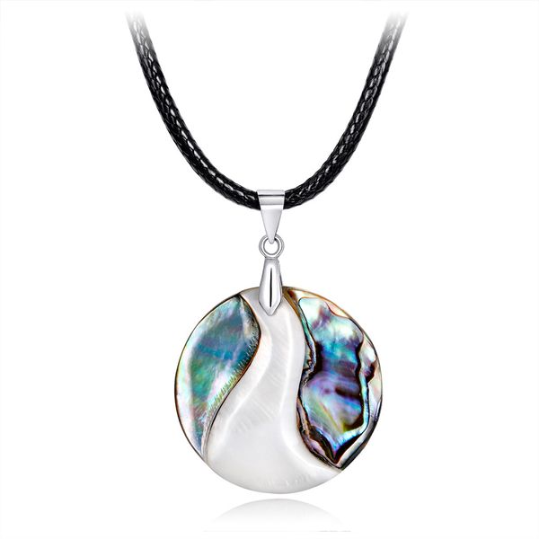fashion necklac pendant jewelry personality round-shaped natural abalone shell series american clavicle chain stxl037, Silver
fashion necklac pendant jewelry personality round-shaped natural abalone shell series american clavicle chain stxl037, Silver