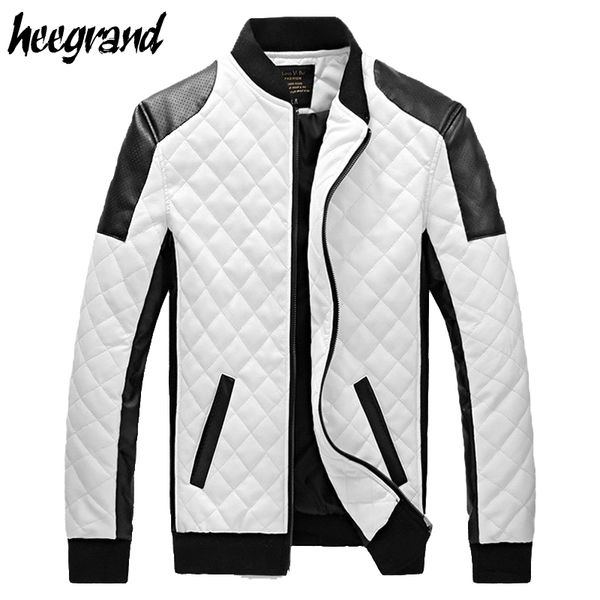 2017 new design men's jacket winter&autumn pu leather black&white fashion slim plaid jacket for man drop shipping mwj883, Black;brown
2017 new design men's jacket winter&autumn pu leather black&white fashion slim plaid jacket for man drop shipping mwj883, Black;brown