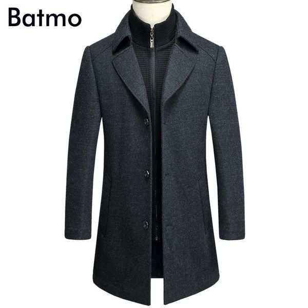 batmo 2017 new arrival winter wool thick single breasted trench coat men,winter jacket men,3 colors 16809, Black
batmo 2017 new arrival winter wool thick single breasted trench coat men,winter jacket men,3 colors 16809, Black
