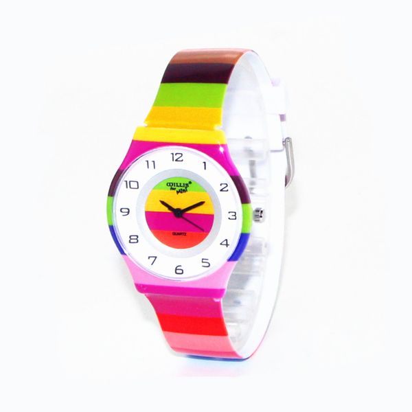 new latest styles ultra thin colorful striped design women waterproof round dial wristwatch girls sports quartz watches, Slivery;brown
new latest styles ultra thin colorful striped design women waterproof round dial wristwatch girls sports quartz watches, Slivery;brown