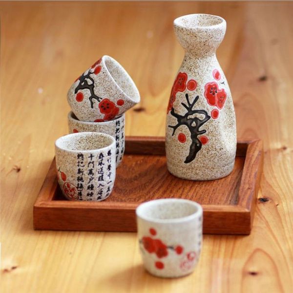 personality japanese style sake set creative ceramic wine set home insulation wine glass ceramics one pot 4 glasses sake white wine pot
personality japanese style sake set creative ceramic wine set home insulation wine glass ceramics one pot 4 glasses sake white wine pot