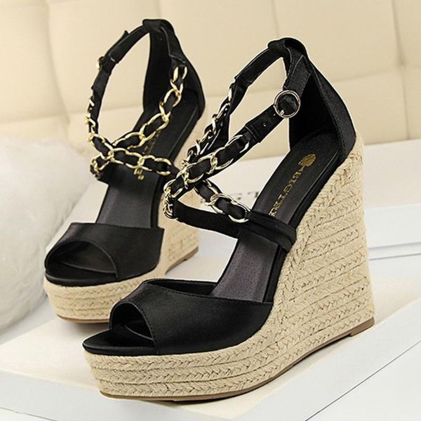 youyedian summer sandals fashion ladies linen rope cross-strapped sandals women thick bottom sandalias mujer 2020, Black
youyedian summer sandals fashion ladies linen rope cross-strapped sandals women thick bottom sandalias mujer 2020, Black