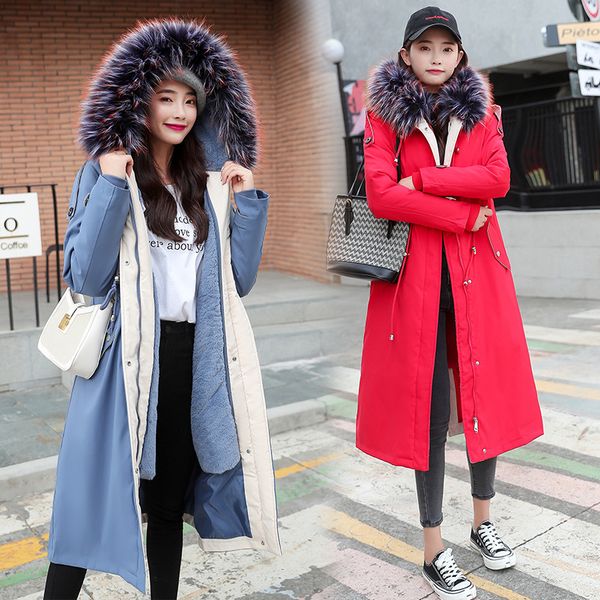 parkas cotton hooded zipper women's winter new korean detachable liner long thickening fashion simple casual cotton women's coat, Black
parkas cotton hooded zipper women's winter new korean detachable liner long thickening fashion simple casual cotton women's coat, Black