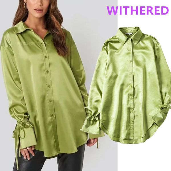 withered ins fashion blogger bow satin loose long blouse women blusas mujer de moda 2020 oversize shirt womens and blouse, White
withered ins fashion blogger bow satin loose long blouse women blusas mujer de moda 2020 oversize shirt womens and blouse, White