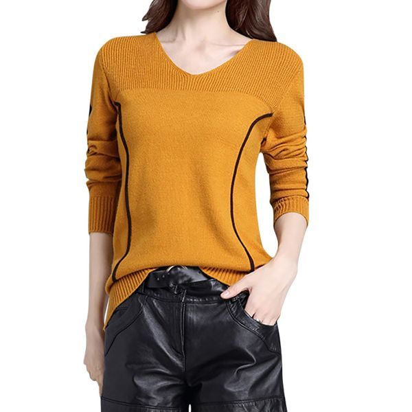 new fashion women autumn knitting sweater casual black pink sweater v-neck long sleeve ropa mujer invierno 2019
new fashion women autumn knitting sweater casual black pink sweater v-neck long sleeve ropa mujer invierno 2019