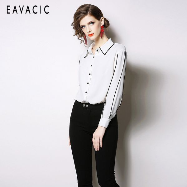 eavacic summer women long sleeve casual chiffon blouse female v-neck work wear solid color white office shirts for women
eavacic summer women long sleeve casual chiffon blouse female v-neck work wear solid color white office shirts for women