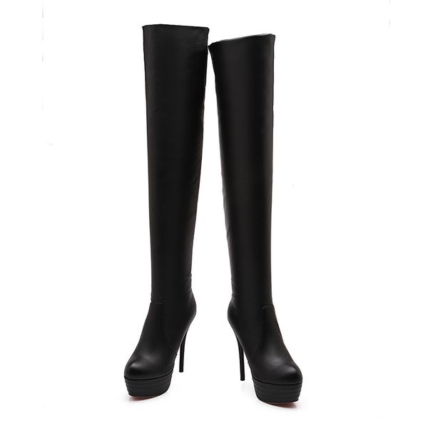 2018 highbarreled boots legs repaired kneehigh boots highheeled knight steel pipe dance boots tm128, Black
2018 highbarreled boots legs repaired kneehigh boots highheeled knight steel pipe dance boots tm128, Black