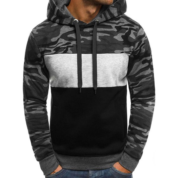 casual men's autumn winter camouflage pocket matching long sleeved plus size pullover blouse men hoodies sweatshirts men 5, Black
casual men's autumn winter camouflage pocket matching long sleeved plus size pullover blouse men hoodies sweatshirts men 5, Black