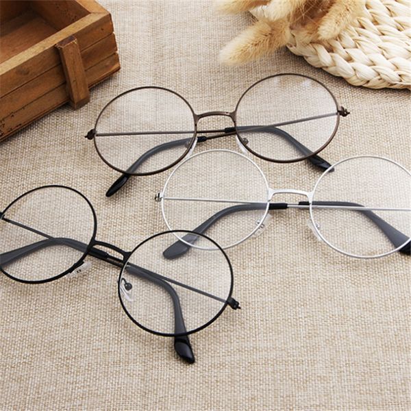 new women men retro large round transparent lens glasses metal black silver gold optical eyeglass frame spectacles eyeglasses
new women men retro large round transparent lens glasses metal black silver gold optical eyeglass frame spectacles eyeglasses