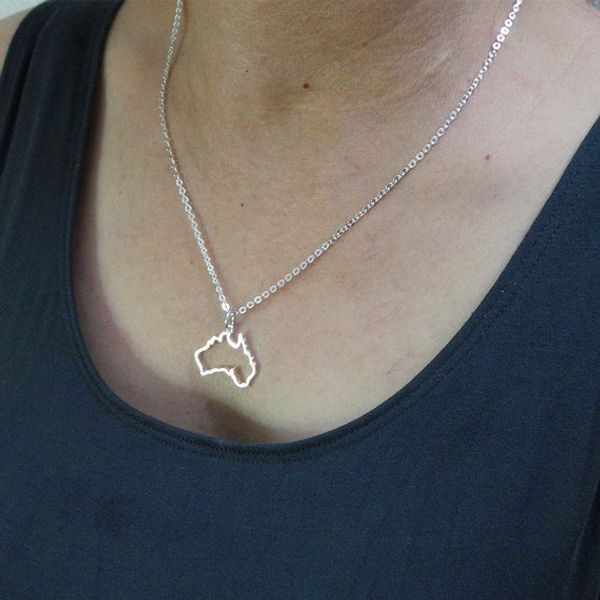 30pcs outline australia map pendant necklace - sydney, melbourne, perth, brisbane, tasmania geek city geographic map necklace jewelry, Silver
30pcs outline australia map pendant necklace - sydney, melbourne, perth, brisbane, tasmania geek city geographic map necklace jewelry, Silver
