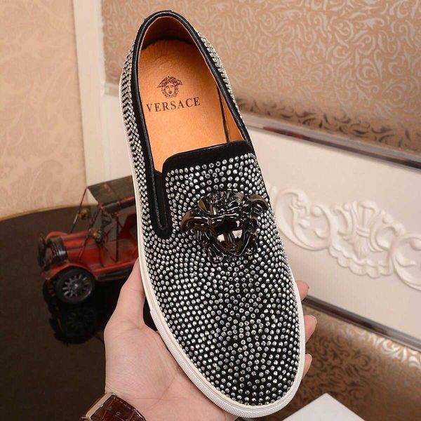 new italian low cut diamond men's casual shoes leather travel casual men's walking shoes 40-45 size werer, Black
new italian low cut diamond men's casual shoes leather travel casual men's walking shoes 40-45 size werer, Black