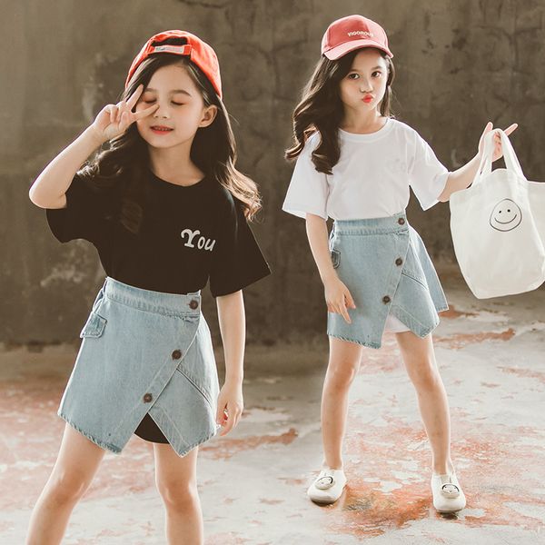 new girls clothing set letter t-shirt denim skirt 2pcs kids clothes for girl 5 6 7 8 9 10 11 12 year toddler teen children suits, White
new girls clothing set letter t-shirt denim skirt 2pcs kids clothes for girl 5 6 7 8 9 10 11 12 year toddler teen children suits, White
