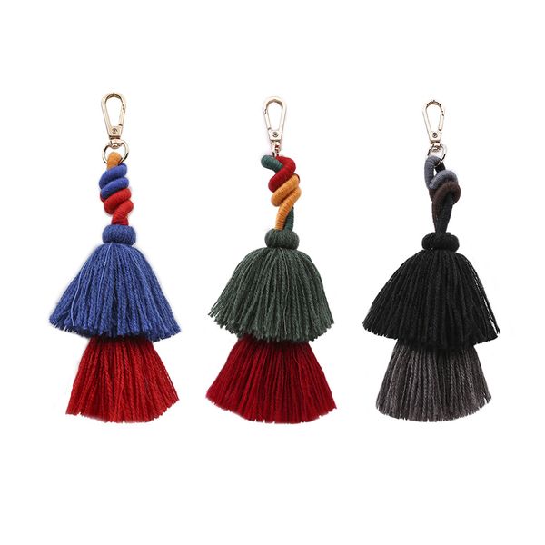 2019 new tassel keychain exaggerated personality european and american jewelry national wind hanging bag pendant, Silver
2019 new tassel keychain exaggerated personality european and american jewelry national wind hanging bag pendant, Silver