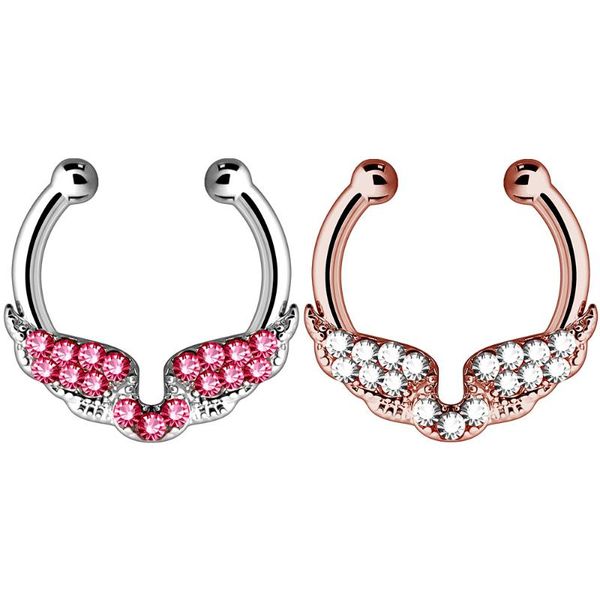 16g nose piercing ring fake septum clicker nose rings non piercing body jewelry hoops helix ear cartilage gifts, Slivery;golden
16g nose piercing ring fake septum clicker nose rings non piercing body jewelry hoops helix ear cartilage gifts, Slivery;golden