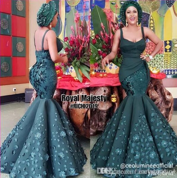 2020 new dark green mermaid african evening dresses spaghetti hand made flowers beaded prom dress dubai formal party bridesmaid gowns
2020 new dark green mermaid african evening dresses spaghetti hand made flowers beaded prom dress dubai formal party bridesmaid gowns