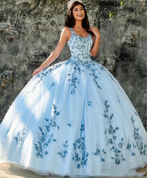 sky blue quinceanera dresses appliques beads scoop neck 2020 princess ball gown sweet 16 tulle princess prom dress party gowns, Blue;red
sky blue quinceanera dresses appliques beads scoop neck 2020 princess ball gown sweet 16 tulle princess prom dress party gowns, Blue;red