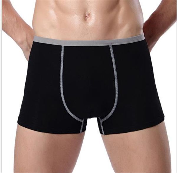 panelled modal mens boxers breathable casual solid color mens designer underpants soft comfortable male underwear 4colors, Black;white
panelled modal mens boxers breathable casual solid color mens designer underpants soft comfortable male underwear 4colors, Black;white