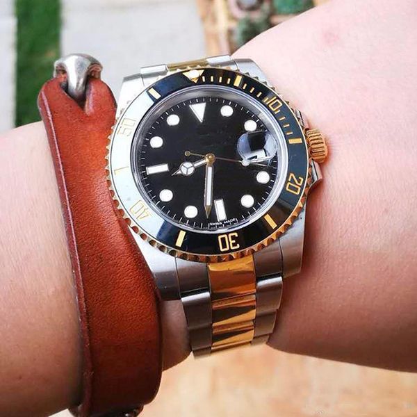 watches automatic dial movement sapphire luminous 40mm mens gd2813 date rotatable classical watch bezel ceramic black two tone wristwat pena, Slivery;brown
watches automatic dial movement sapphire luminous 40mm mens gd2813 date rotatable classical watch bezel ceramic black two tone wristwat pena, Slivery;brown
