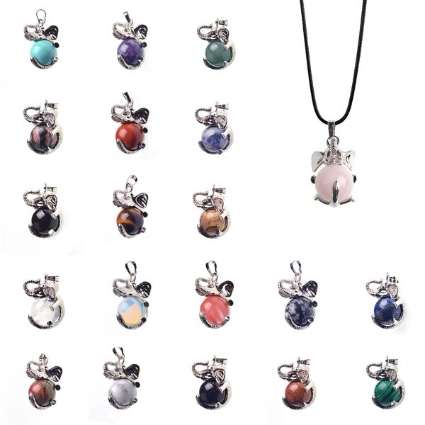 popular natural stone non-porous rose pink necklace pendant cute little elephant cartoon image femalejewelry gift, Silver
popular natural stone non-porous rose pink necklace pendant cute little elephant cartoon image femalejewelry gift, Silver