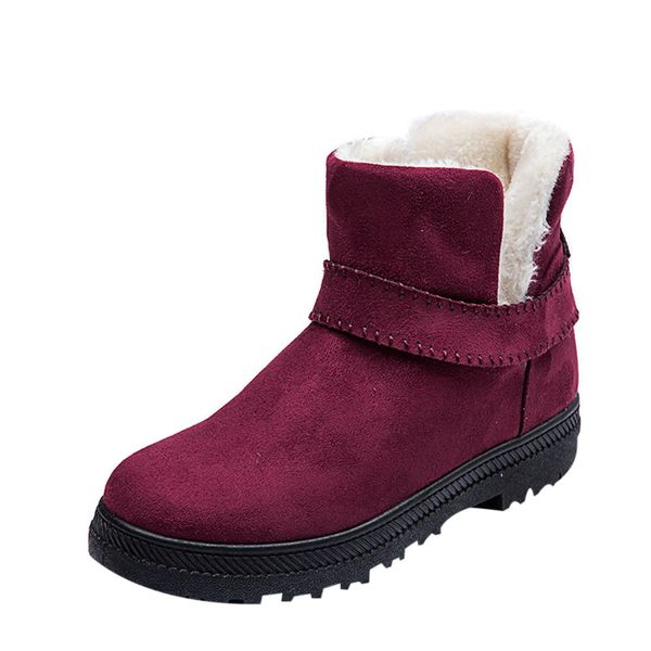 women snow boots warm short fur plush winter ankle boot plus size platform ladies suede zip shoes female comfort drop shipping, Black
women snow boots warm short fur plush winter ankle boot plus size platform ladies suede zip shoes female comfort drop shipping, Black