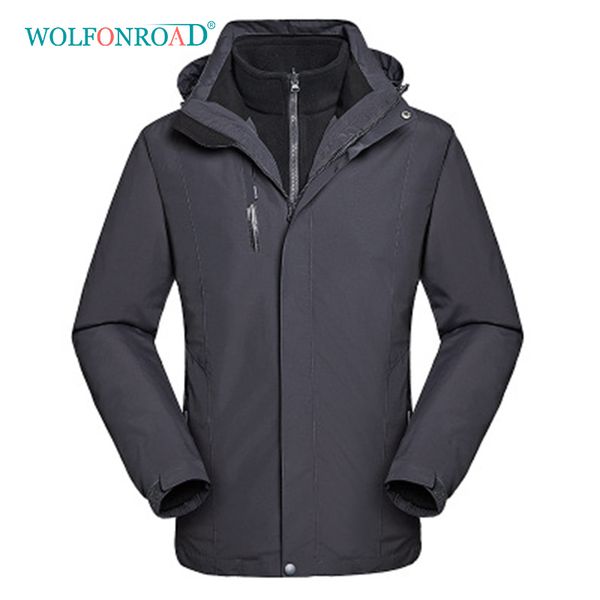 wolfonroad men 2 piece jackets waterproof outdoor sport thermal jacket coat winter hiking camping windbreaker mountain jackets, Blue;black
wolfonroad men 2 piece jackets waterproof outdoor sport thermal jacket coat winter hiking camping windbreaker mountain jackets, Blue;black