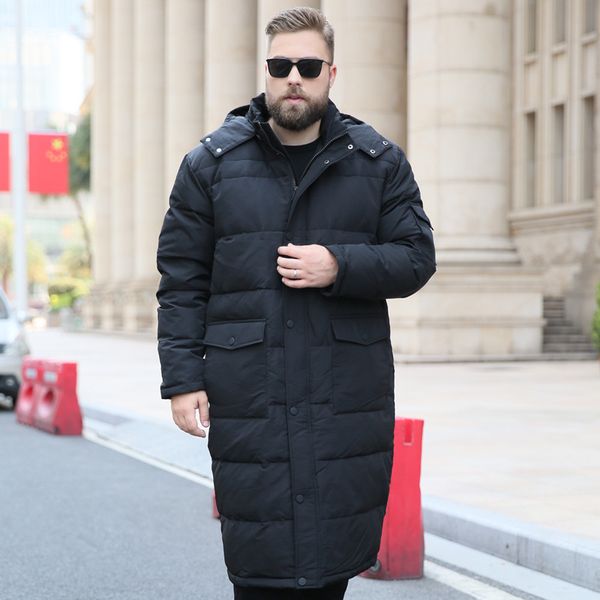 2018 new men's large size stand collar hooded jacket winter men's long knees loose xasual coat more size -7xl 8xl 9xl 10xl, Black
2018 new men's large size stand collar hooded jacket winter men's long knees loose xasual coat more size -7xl 8xl 9xl 10xl, Black