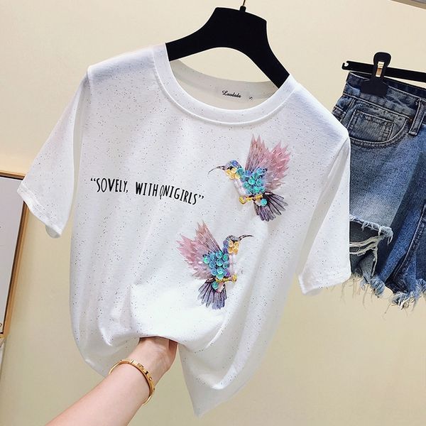 ua7jy 2019 versatile letters slim short-sleeved female 2019 versatile letters sequins t-shirt sequins slim short-sleeved t-shirt fem, White
ua7jy 2019 versatile letters slim short-sleeved female 2019 versatile letters sequins t-shirt sequins slim short-sleeved t-shirt fem, White
