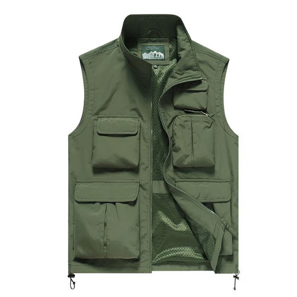 men's vests mens quick dry breathable multi pocket mesh vest sleeveless jackets man outwear fishing climbing hiking work waistcoats, Black;white
men's vests mens quick dry breathable multi pocket mesh vest sleeveless jackets man outwear fishing climbing hiking work waistcoats, Black;white