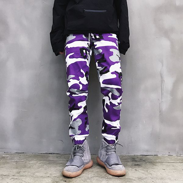 2019 spring new national tide personality color camouflage harem pants casual beam trousers men's tide brand slim pants, Black
2019 spring new national tide personality color camouflage harem pants casual beam trousers men's tide brand slim pants, Black