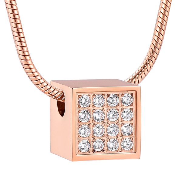 ожерелье ijd12841 нержавеющей стали pet / кремация мемориал человека jewelry-mini cube кремация урна подвеска для женщин, Silver
ожерелье ijd12841 нержавеющей стали pet / кремация мемориал человека jewelry-mini cube кремация урна подвеска для женщин, Silver