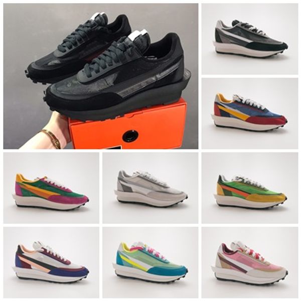 new sacai ldv waffle running shoes trainers black men and women light sneakers with original box
new sacai ldv waffle running shoes trainers black men and women light sneakers with original box