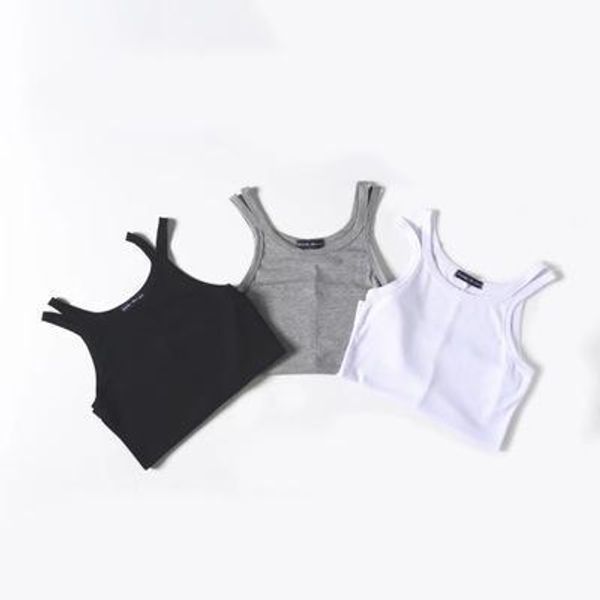2019 basic style women bottom u shape neck cotton blend short crop summer vest tank silm short camisole, White
2019 basic style women bottom u shape neck cotton blend short crop summer vest tank silm short camisole, White