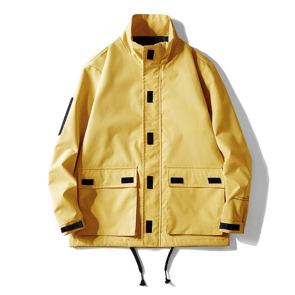 men casual jacket 2019 spring new trend streetwear solid bomber jackets handsome men's sportswear loose college style coat, Black;brown
men casual jacket 2019 spring new trend streetwear solid bomber jackets handsome men's sportswear loose college style coat, Black;brown