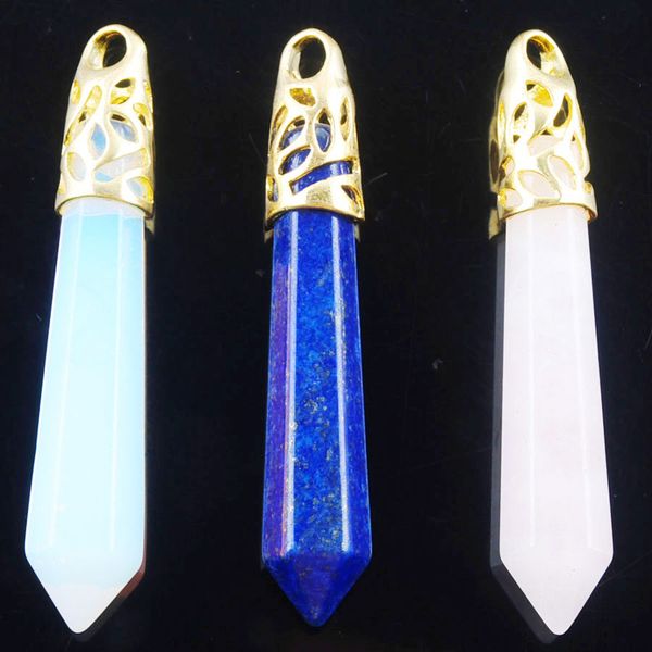 wojiaer hexagonal pointed reiki chakra pendant bead charm jewelry natural gem stone golden hollow out bn301, Silver
wojiaer hexagonal pointed reiki chakra pendant bead charm jewelry natural gem stone golden hollow out bn301, Silver