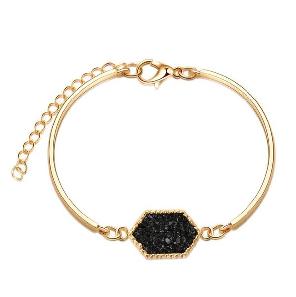 7 colors resin drusy bracelet imitation crystal stone druzy bracelets gold silver color brand jewelry for women, Slivery;golden
7 colors resin drusy bracelet imitation crystal stone druzy bracelets gold silver color brand jewelry for women, Slivery;golden