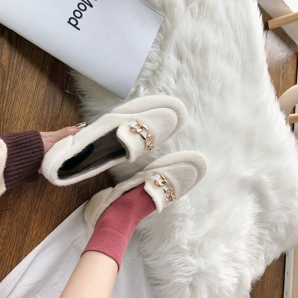 british style autumn slip on shoes for women round toe loafers fur all-match casual female sneakers 2019 fashion women's flats, Black
british style autumn slip on shoes for women round toe loafers fur all-match casual female sneakers 2019 fashion women's flats, Black