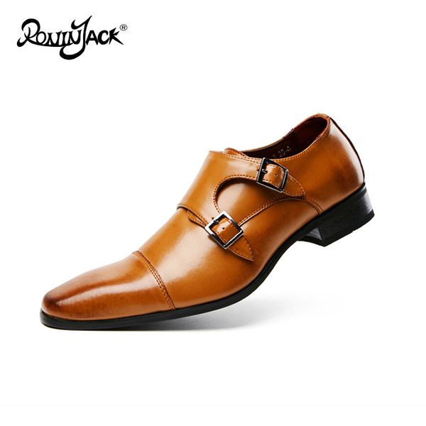 brand men shoes handmade dress shoes pointed-wedding men business metal buckle leather formal buty meskie, Black
brand men shoes handmade dress shoes pointed-wedding men business metal buckle leather formal buty meskie, Black