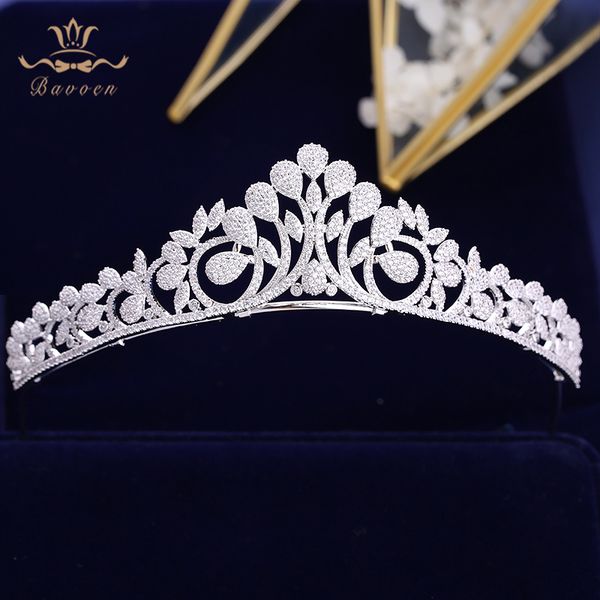 bavoen high-end full zircon brides crowns tiaras plated crystal wedding hairbands silver evening hair accessories prom jewelry t190628, Golden;white
bavoen high-end full zircon brides crowns tiaras plated crystal wedding hairbands silver evening hair accessories prom jewelry t190628, Golden;white