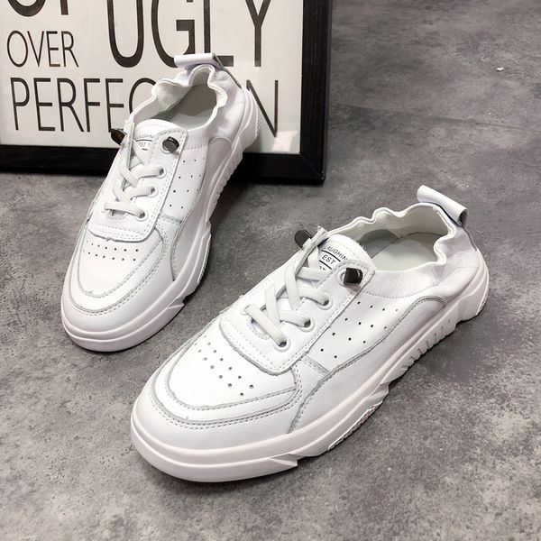 2019 spring new fashion hollow breathable lace-up casual shoes pure leather comfortable lightweight women's shoes, Black
2019 spring new fashion hollow breathable lace-up casual shoes pure leather comfortable lightweight women's shoes, Black